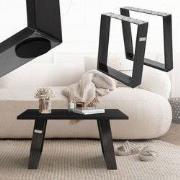 Set van 2 tafellopers Banklopers 80GRAD helling 40x43 cm Industrieel 8...