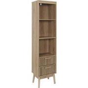 Badkamerkast Klaus - Kolomkast Hoog met Panelen design 30x40x160 cm - ...