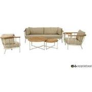 Apple Bee Condor loungeset - 6-delig Oyster