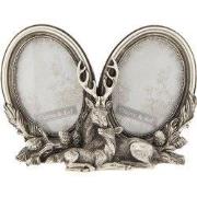 Clayre & Eef Fotolijst 9x13 cm Zilverkleurig Kunststof Hert