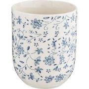 Clayre & Eef Mok 100 ml Blauw Porselein Bloemen
