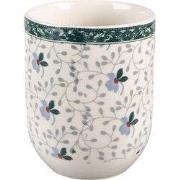 Clayre & Eef Mok 100 ml Wit Groen Porselein Bloemen