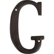 Clayre & Eef IJzeren Letter G 13 cm Bruin IJzer