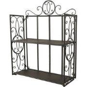 Clayre & Eef Wandrek 41x18x53 cm Zwart IJzer