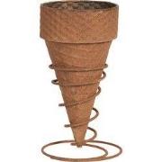 Clayre & Eef Planthouder Ø 12x24 cm Bruin IJzer