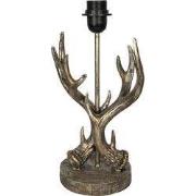 Clayre & Eef Lampenvoet Gewei 30x30x49 cm Bruin Polyresin