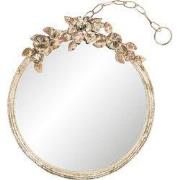 Clayre & Eef Spiegel 38x44 cm Goudkleurig IJzer