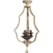 Clayre & Eef Hanglamp 38x33x71 cm Bruin IJzer