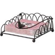 Clayre & Eef Servettenhouder 20x20x9 cm Bruin IJzer Zeehond