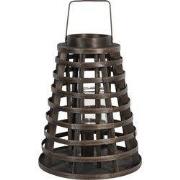 Clayre & Eef Windlicht Ø 32x40 cm Bruin Hout