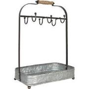 Clayre & Eef Mokkenrek 32x20x44 cm Grijs IJzer