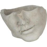 Clayre & Eef Bloempot 23x20x14 cm Beige Steen