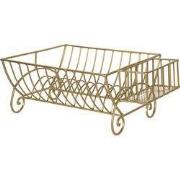 Clayre & Eef Droogrek 42x29x17 cm Goudkleurig IJzer