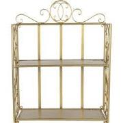 Clayre & Eef Wandrek 41x18x53 cm Goudkleurig IJzer