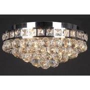 Lumilamp Plafondlamp Kristal Ø 40x20 cm Zilverkleurig IJzer