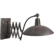 Clayre & Eef Wandlamp Zwart Metaal