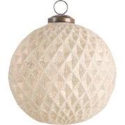 Clayre & Eef Kerstbal Ø 12 cm Goudkleurig Glas