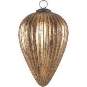 Clayre & Eef Kerstbal XL Ø 13 cm Goudkleurig Glas