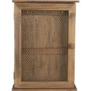 Clayre & Eef Sleutelkastje 28x9x40 cm Bruin Hout