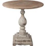 Clayre & Eef Eettafel Ø 80x82 cm Bruin Beige Hout