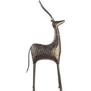 Clayre & Eef Beeld Antilope Koperkleurig Metaal