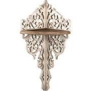 Clayre & Eef Wandrek 42x42x120 cm Wit Hout