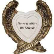 Clayre & Eef Wanddecoratie Vleugels 13 cm Goudkleurig Polyresin