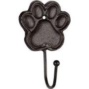 Clayre & Eef Wandhaak Pootafdruk 6x5x12 cm Bruin Metaal