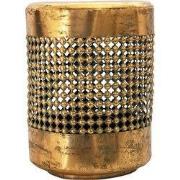 Clayre & Eef Windlicht Ø 29x38 cm Koperkleurig Metaal