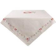 Clayre & Eef Tafelkleed 130x180 cm Beige Katoen Rozen