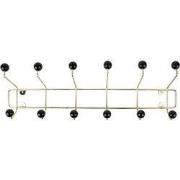 Hoedenrek Saturnus - Goud met Zwarte bollen - 53,5x15x14cm