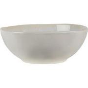 Clayre & Eef Soepkom 500 ml Wit Keramiek