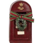Clayre & Eef Beeld Brievenbus 8x6x15 cm Rood Kunststof