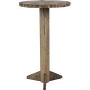 Clayre & Eef Bijzettafel Ø 38x62 cm Bruin Hout