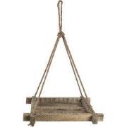 Clayre & Eef Plantenhanger 36x36 cm Bruin Hout
