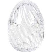 Clayre & Eef Glazen potje Ei Ø 9x12 cm Glas