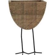 Clayre & Eef Bloempot 17x13x25 cm Bruin Hout