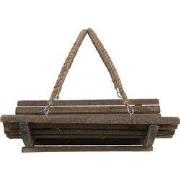 Clayre & Eef Decoratie schaal 40x29x10 cm Bruin Hout