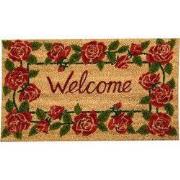 Clayre & Eef Deurmat 75x45 cm Rood Kokos