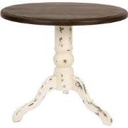 Clayre & Eef Sidetable Ø 80x72 cm Bruin Hout