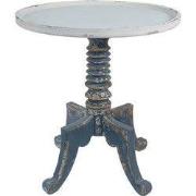 Clayre & Eef Bijzettafel Ø 70x77 cm Wit Hout