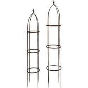 Clayre & Eef Klimplantenrek Set van 2 Bruin IJzer