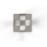 Onderzetters voor glazen lichtgrijs