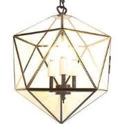Lumilamp Hanglamp 30x30x160 cm Transparant Metaal