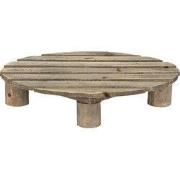 Clayre & Eef Plantentafeltje 30x24x6 cm Bruin Hout