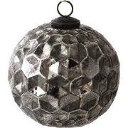 Clayre & Eef Kerstbal Ø 15 cm Zwart Glas