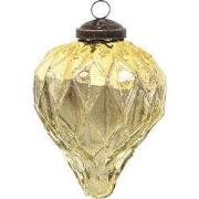 Clayre & Eef Kerstbal Ø 7 cm Goudkleurig Glas