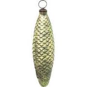 Clayre & Eef Kerstbal XL 23 cm Groen Glas