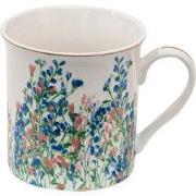 Clayre & Eef Mok 330 ml Blauw Wit Porselein Bloemen