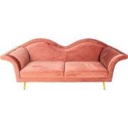 Clayre & Eef Zitbank 3-zits Roze Hout
